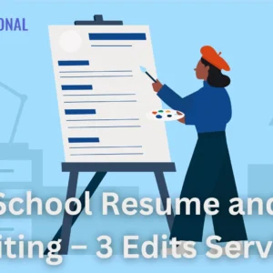 Law School Resume and C.V. Editing – 3 Edits Service