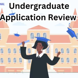 Undergraduate Application Review – 3 Edits