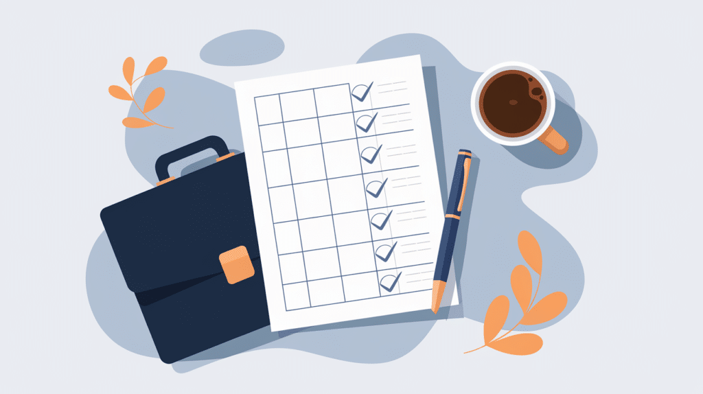 Comparison checklist for choosing an MBA admissions consultant