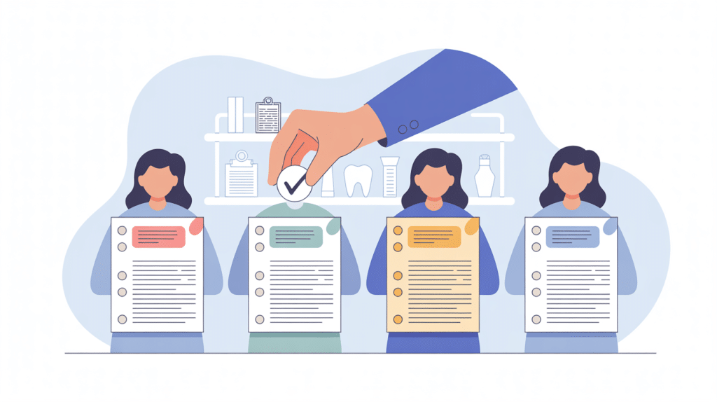 Illustration: four model statements compared side by side