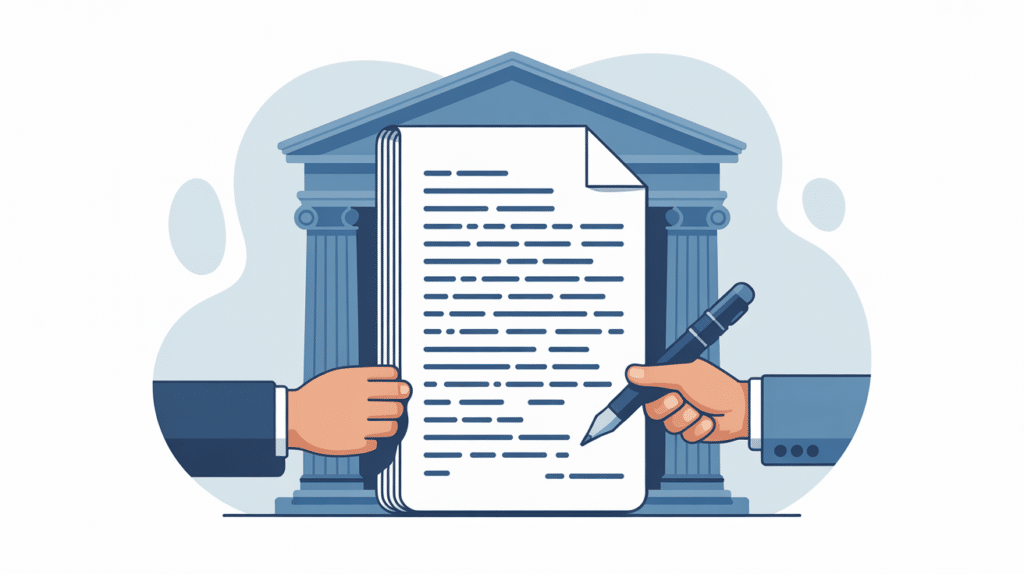 Illustration: an essay pulled between the applicant and an outside writer
