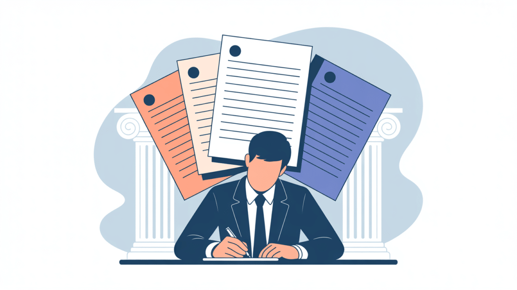 Illustration: an applicant writing about the perspective they bring