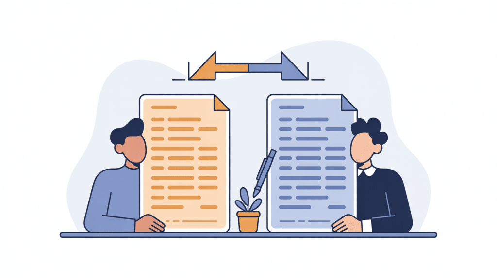 Illustration: the personal statement and the statement of purpose side by side