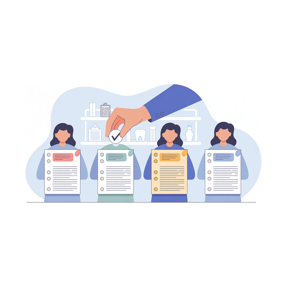 Illustration: four model statements compared side by side