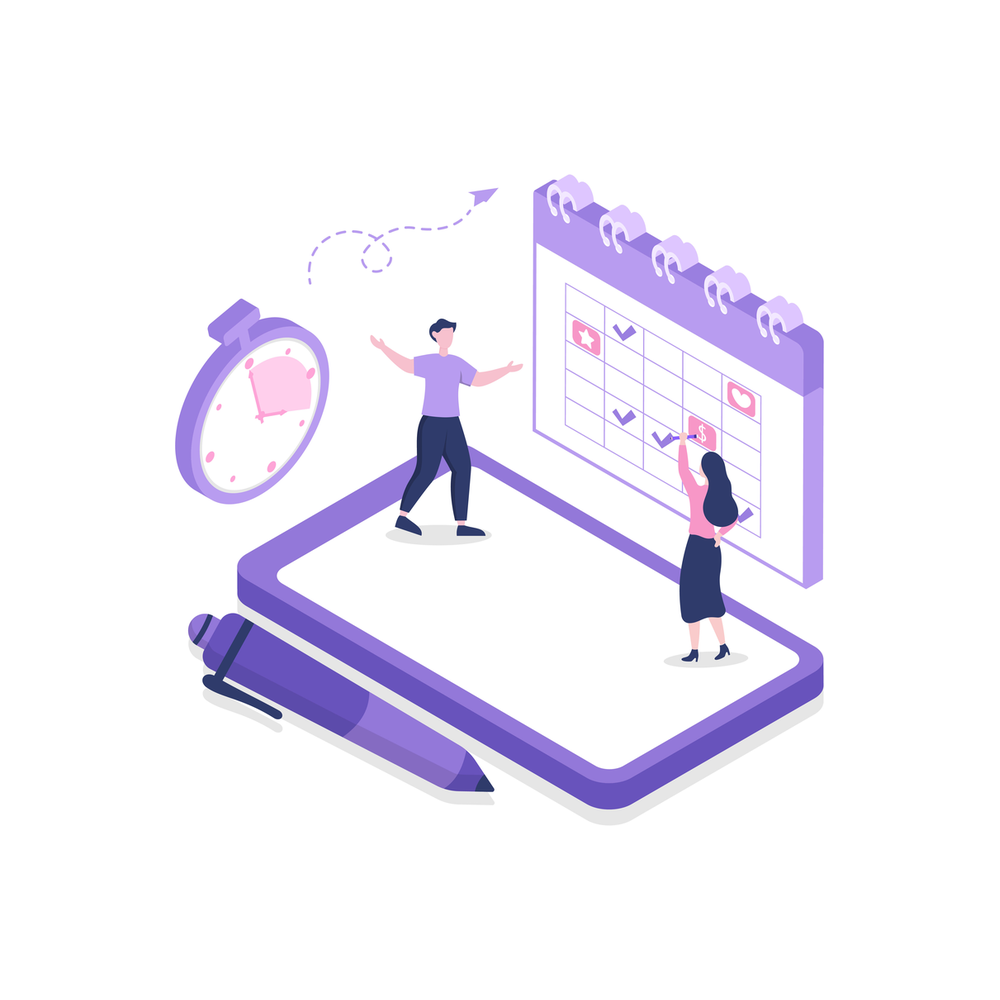 Illustration: an application clock that keeps running until the class fills