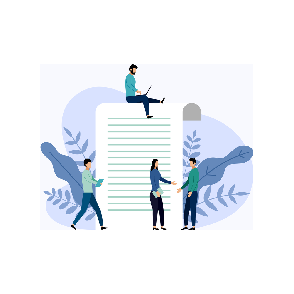 Illustration: two statements of noticeably different length set side by side and page count
