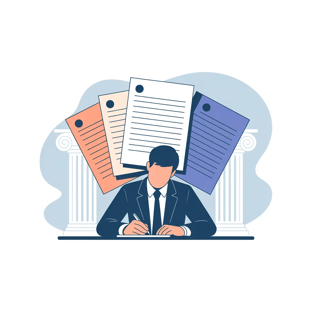 Illustration: an applicant writing about the perspective they bring