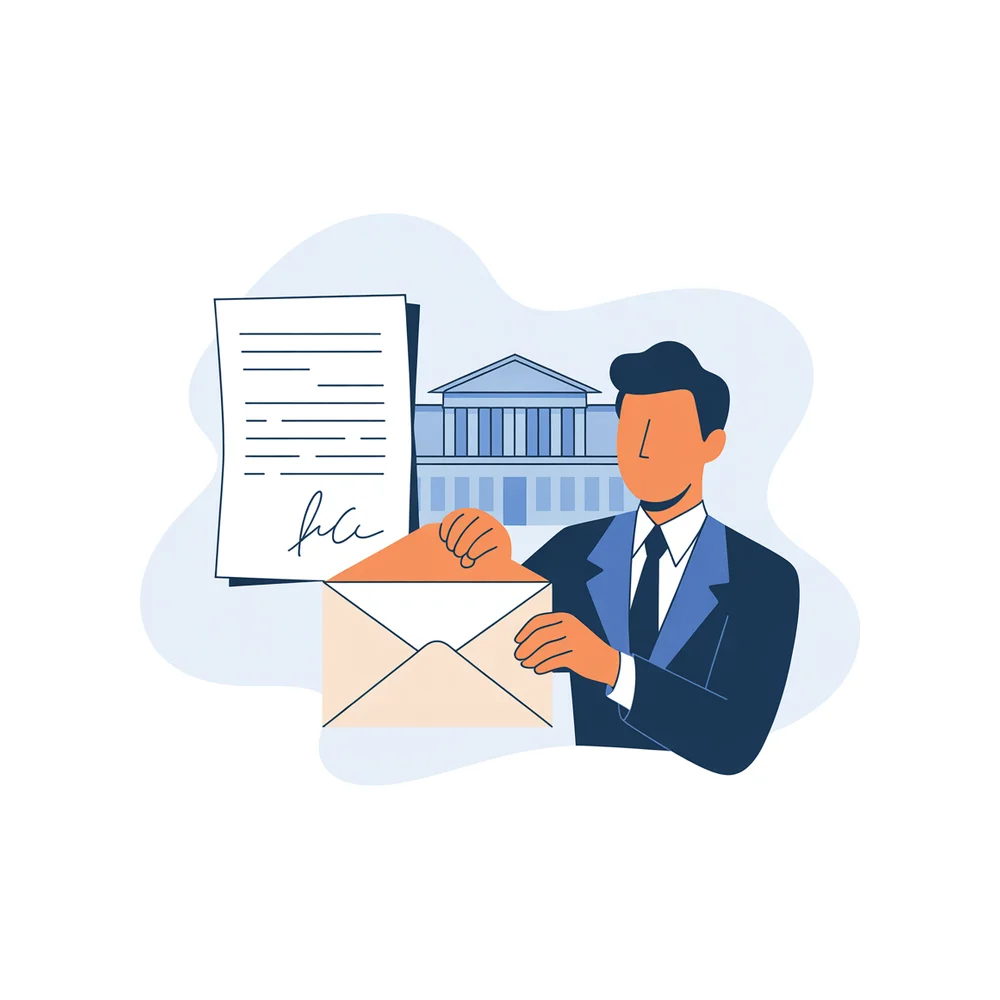Illustration: preparing a letter of intent for a graduate program